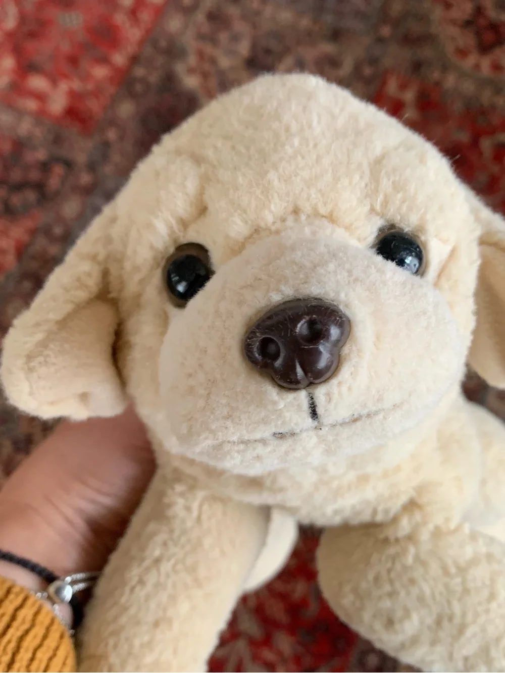 FAO Schwarz Plush Cream Dog Toy - Soft Puppy Stuffed Animal
